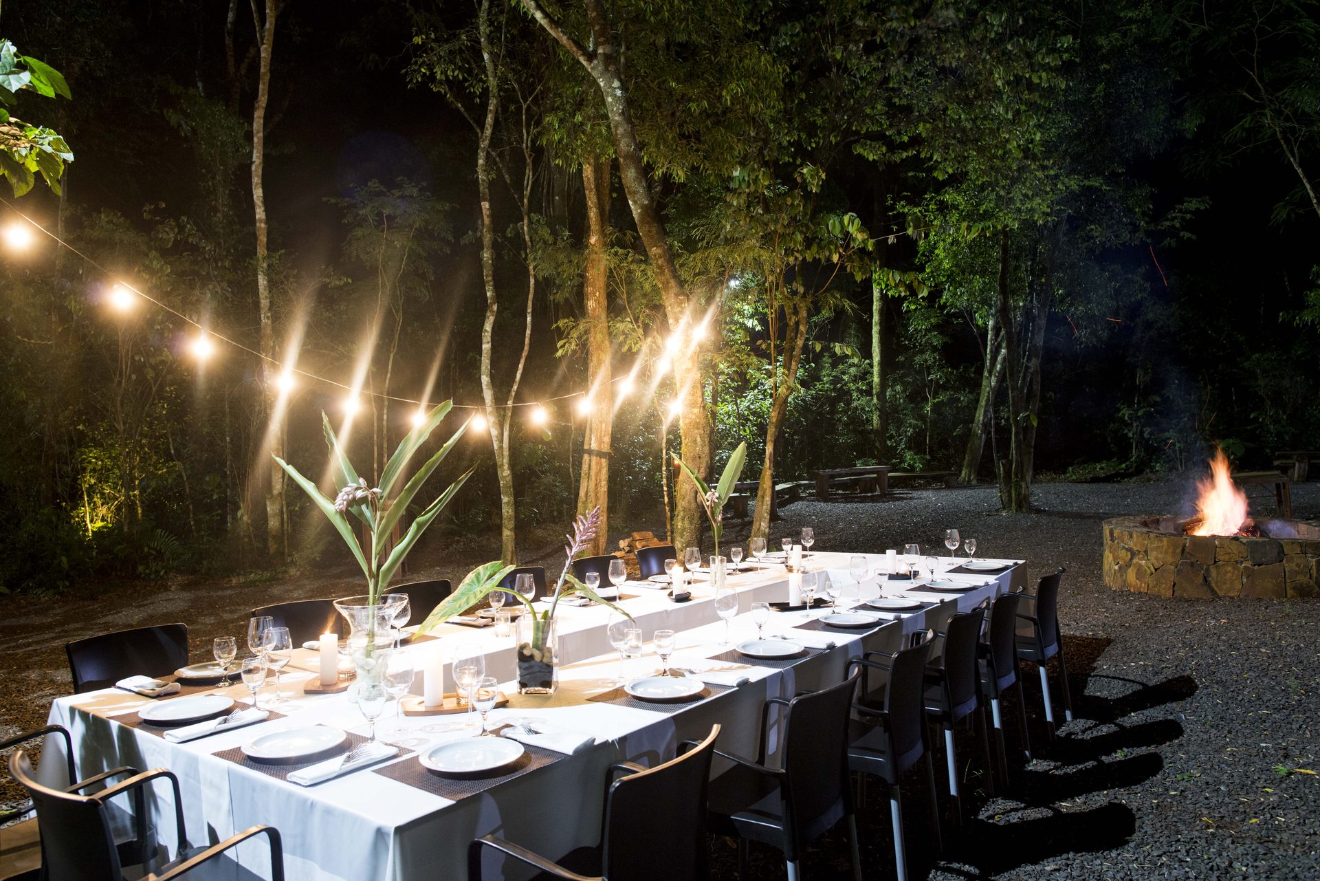 Mata Iryapú vista do hotel